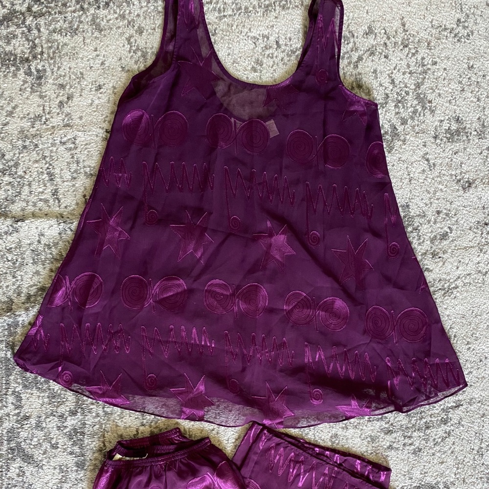 Vintage Victoria's Secret 2 Piece Pajama Set